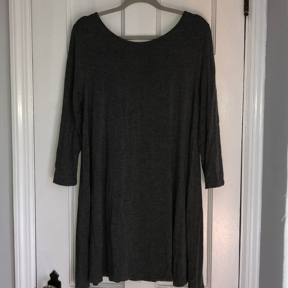 Grey Shift Dress